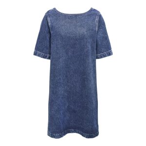 ONLY dame kjole ONLGIGI - Medium blue denim