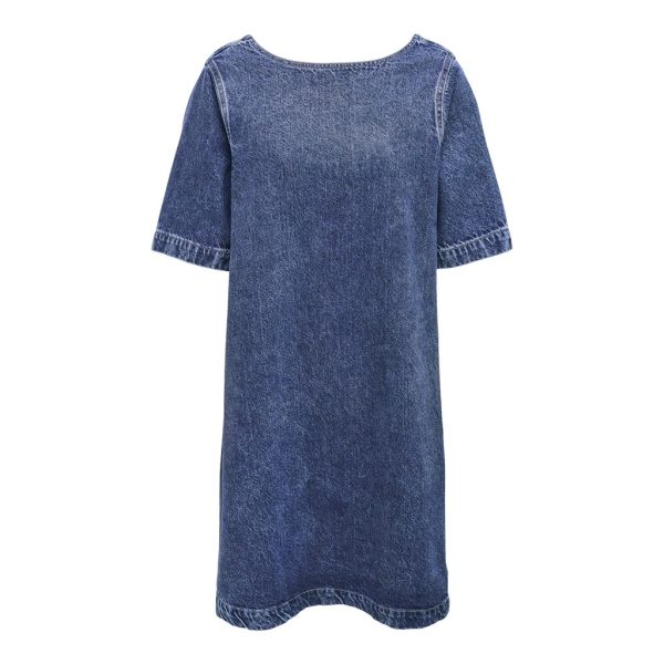 ONLY dame kjole ONLGIGI - Medium blue denim