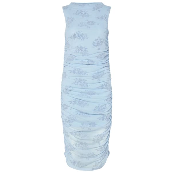 PIECES DAME KJOLE PCMERRY - Cashmere Blue