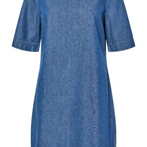 Pieces - Kjole - Tenim Ss Dress - Medium Blue Denim