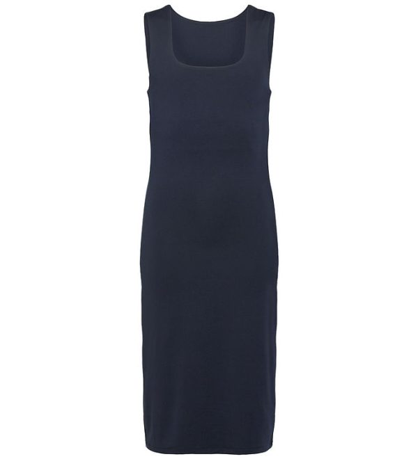 Rosemunde Kjole - Billie Reversible - Midi - Dark Blue