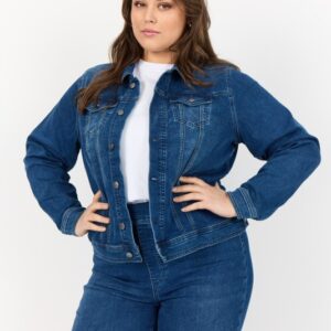 Curvy Wasummer 4 Jakke Mørk blå