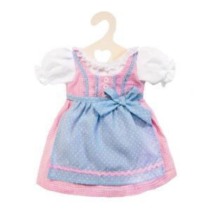 Heless Doll dress Pink and Blue/Green 28-33 cm