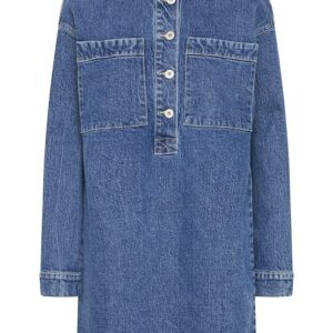 Ichi - Kjole - Unni - Medium blue (Levering slut juli)
