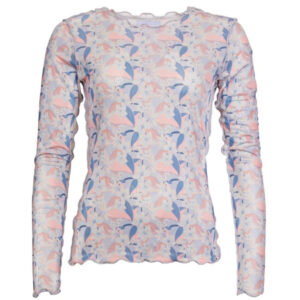 Liberté dame mesh top 24086 - LIGHT BLUE ROSE LEAF