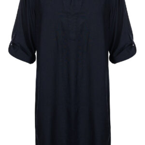 Luxzuz Kjole - Josia - Navy Blue