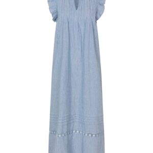 MbyM - Kjole - Gemala X-Long-M - Blue White Stripe
