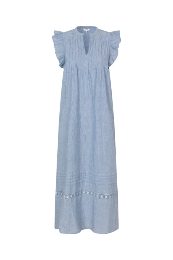 MbyM - Kjole - Gemala X-Long-M - Blue White Stripe