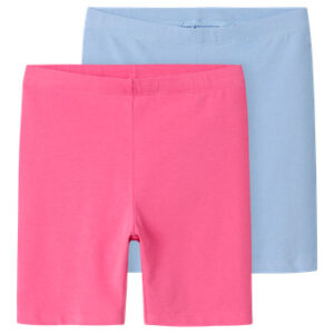 NAME IT 2-Pak Cykelshorts Vivian Serenity W. Carmine Rose