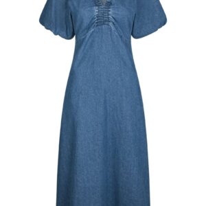 Neo Noir - Kjole - Illana Denim Dress - Blue (Levering slut juli)