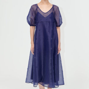 Puff Sleeve kjole - Ditzy Floral