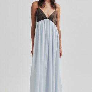 Veroma Strap lang kjole - Gray Down