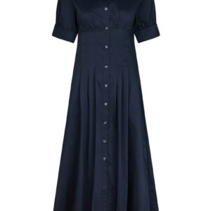 Neo Noir - Kjole - Baia Poplin Dress - Navy