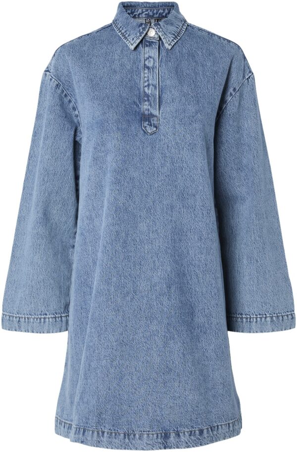 Pckenya LS Ashape Denim Dress Noos