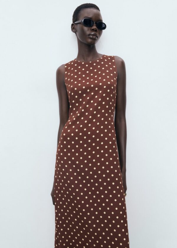 Vestido Lunares Lazo