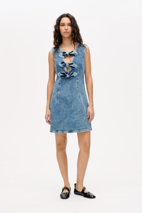 Ajki denimkjole - Light Denim Wash