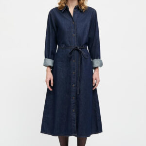 Cosy Svanil denimkjole - Dark Indigo