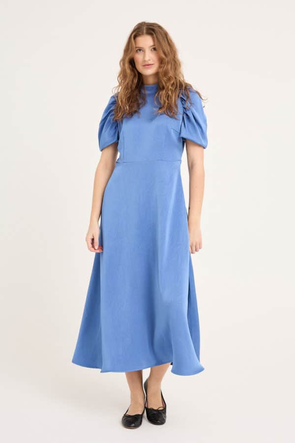 A-View - Kjole - Rutina Dress - Medium blue
