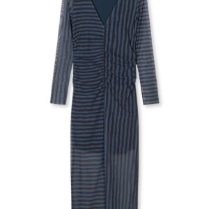 Mads Nørgaard - Kjole - My Mesh Misa Dress - Parisian Night/Black (Levering midt oktober)