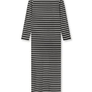 Mads Nørgaard - Kjole - Pablo Morgan Dress - Black/Vanilla Ice (Levering midt oktober)