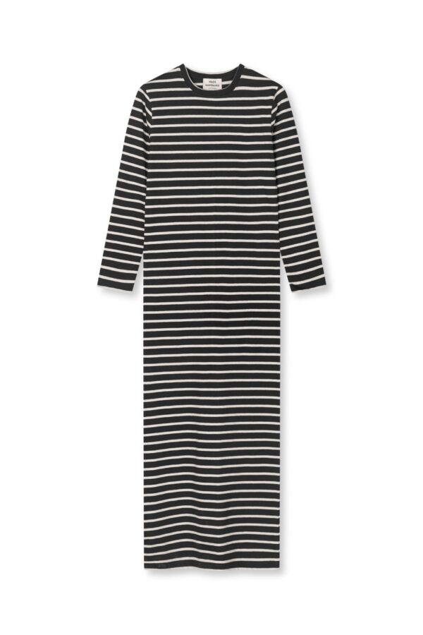 Mads Nørgaard - Kjole - Pablo Morgan Dress - Black/Vanilla Ice (Levering midt oktober)