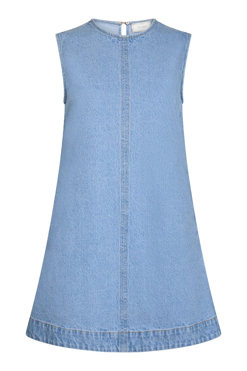 Neo Noir - Kjole - Livo Denim Dress - Light Blue