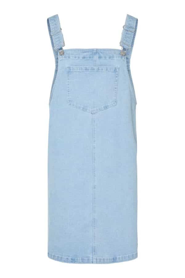 Pieces - Kjole - Monica Sl Denim Spencer Dress - Light Blue Denim