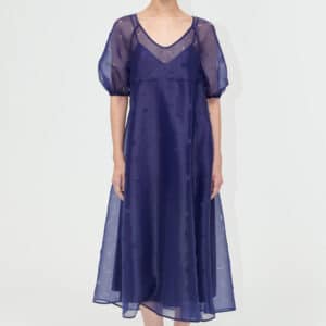 Puff Sleeve kjole - Ditzy Floral