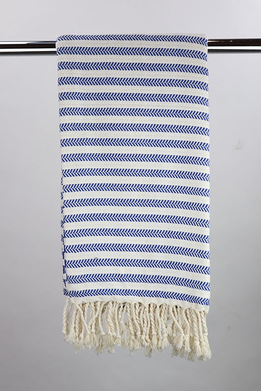 Hamam Single stripe blå - 50 * 100 cm