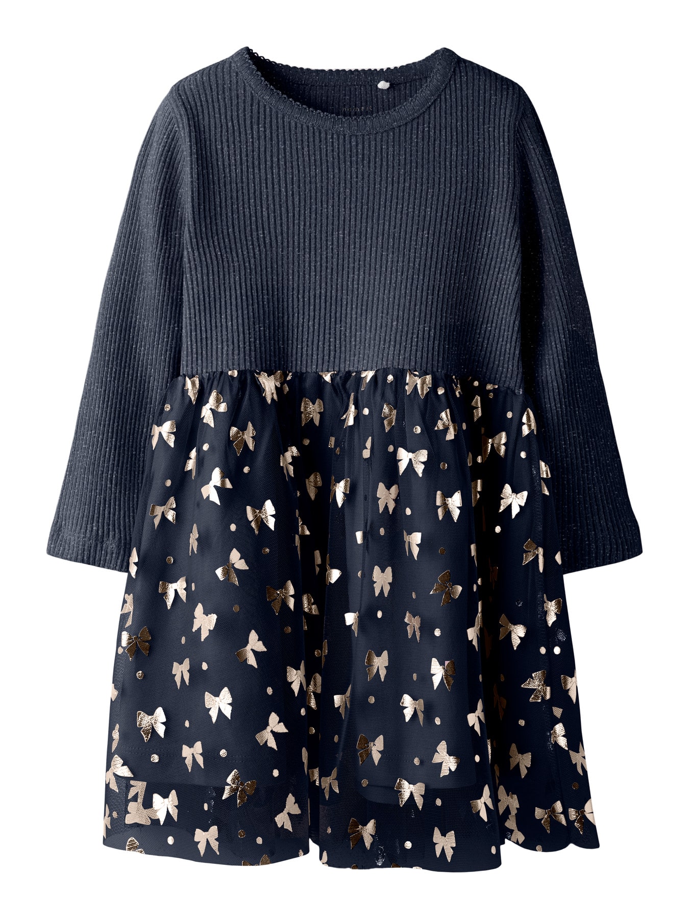 NAME IT Langærmet Kjole Rosally Navy Blazer