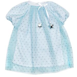 Skrållan Blue Party Dress for 45 cm Doll