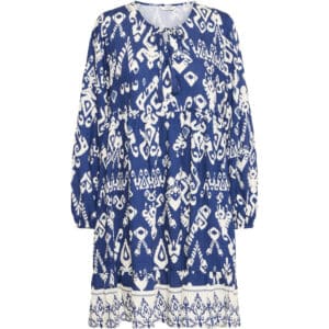 B.YOUNG dame kjole BYJASMINA - Medieval Blue Eth Mix