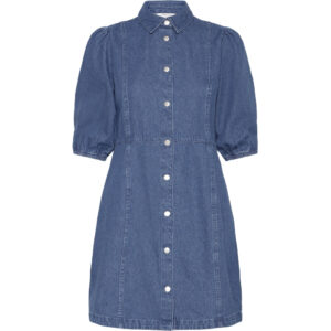 B.YOUNG dame kjole BYKAPUCA - Mid Blue Denim