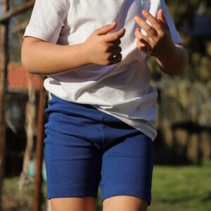 BIRKHOLM Rib Shorts Kobolt Blå