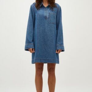 Fialeo denimkjole - 951 Mid vintage blue