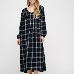Imagine Check kjole - Dark Navy Check