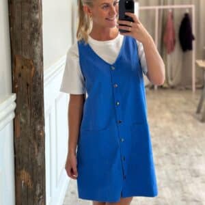 Loved by Lykke - Kjole - Ly All Day Spencer Dress - Denim Blue