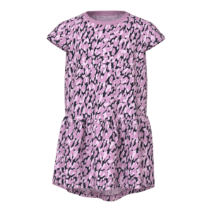 NAME IT Kortærmet Kjole Vigga Dark Sapphire Leopard