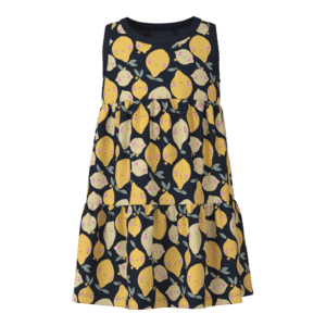NAME IT Spencer Kjole Vigga Dark Sapphire Lemons