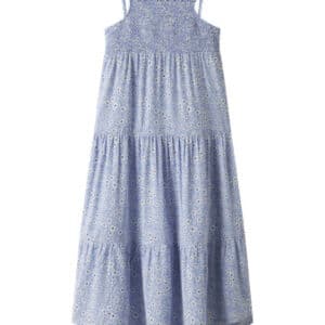 NAME IT Strop Kjole Vinaya Serenity White Flower