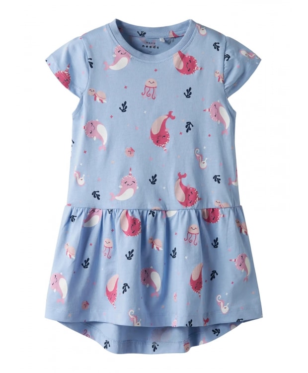 Name It kjole i normal pasform i blå