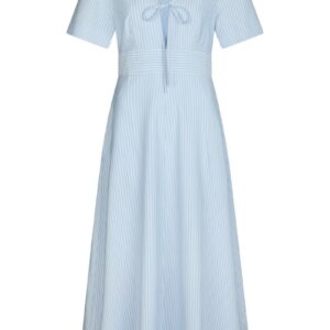 Neo Noir - Kjole - Ilsie Stripe Dress - Light Blue