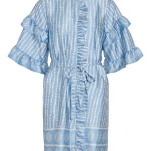 Vikavas Frill kjole - Kentucky Blue