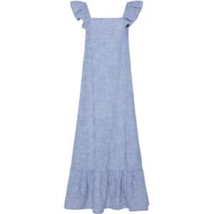 PIECES dame kjole PCAPIA - Coronet Blue Stripes Bright white