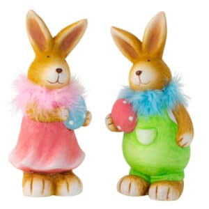 Påskehare - Pige lyserød kjole