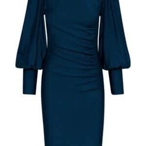 RifaGZ Puff midi kjole - Dress Blues