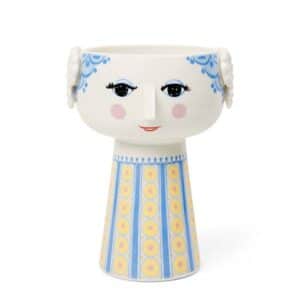 Bjørn Wiinblad Eva vase - H18,5 cm - Blå