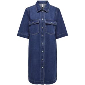 ONLY dame kjole ONLBELLE - Dark Blue Denim