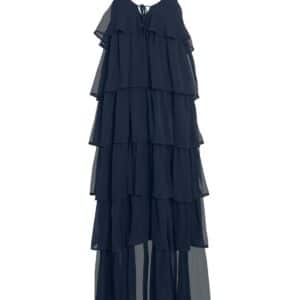 Viharley Ruffle kjole - Navy Blazer