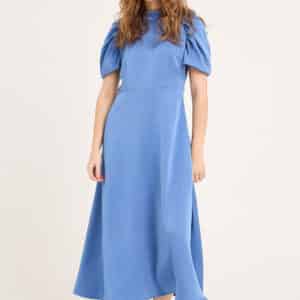 A-View - Kjole - Rutina Dress - Medium blue